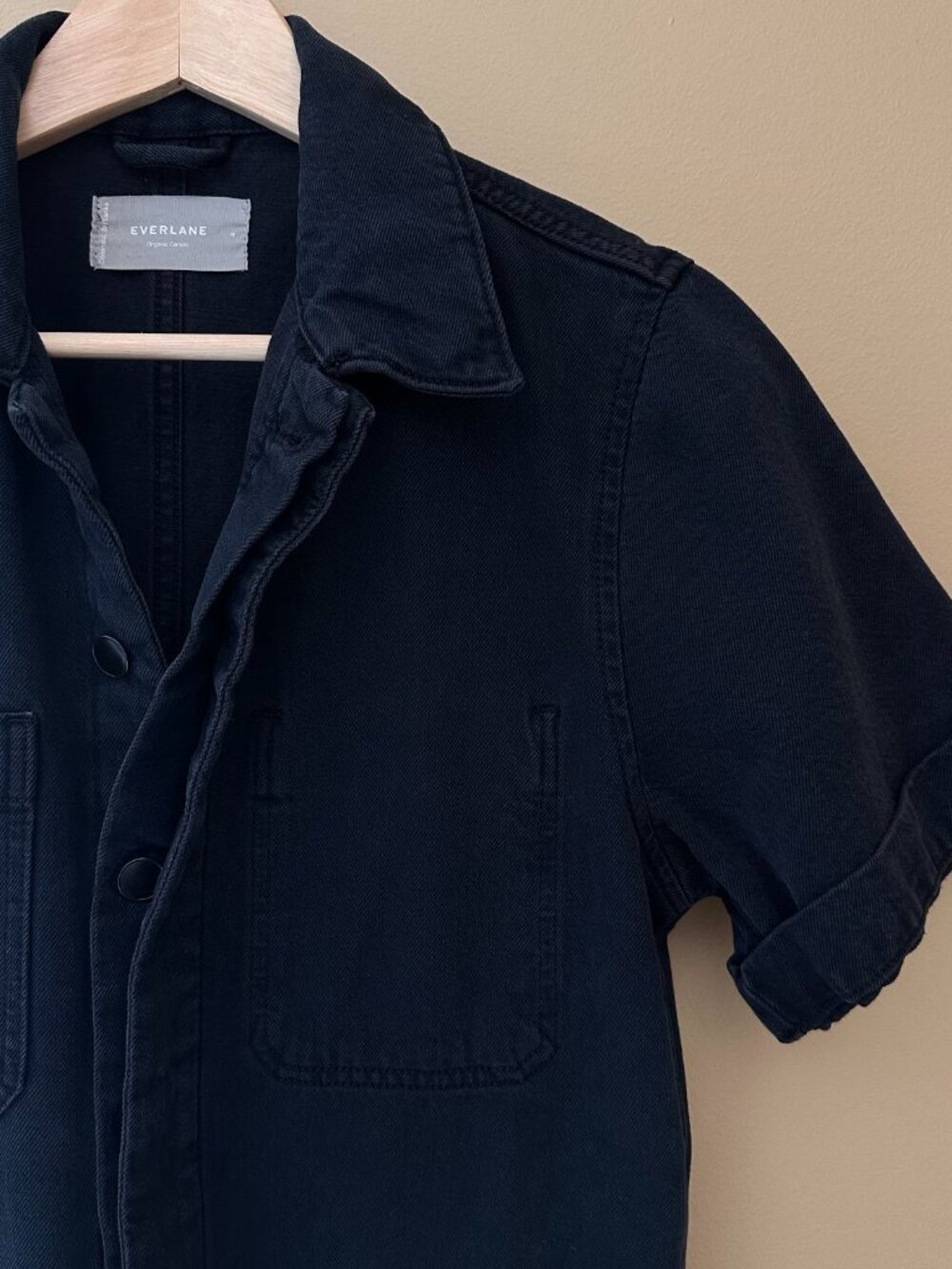 Everlane Short Sleeve Utility Coverall – Washed Black – Approx. Size M - Picture 4 of 9